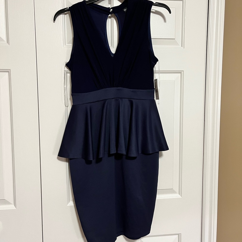 Fashion to figure peplum style dress